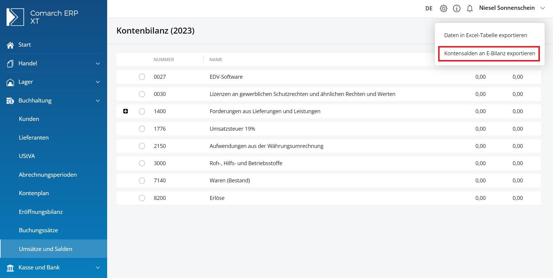 Wie Konfigurierst Du Die E-Bilanz? – Hilfsseite